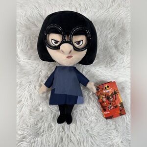 Disney Store AUTHENTIC Edna Mode The Incredibles 2 Plush Doll 12" NEW